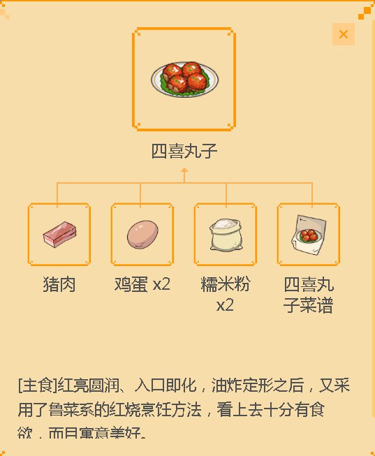 小森生活料理配方：四喜丸子