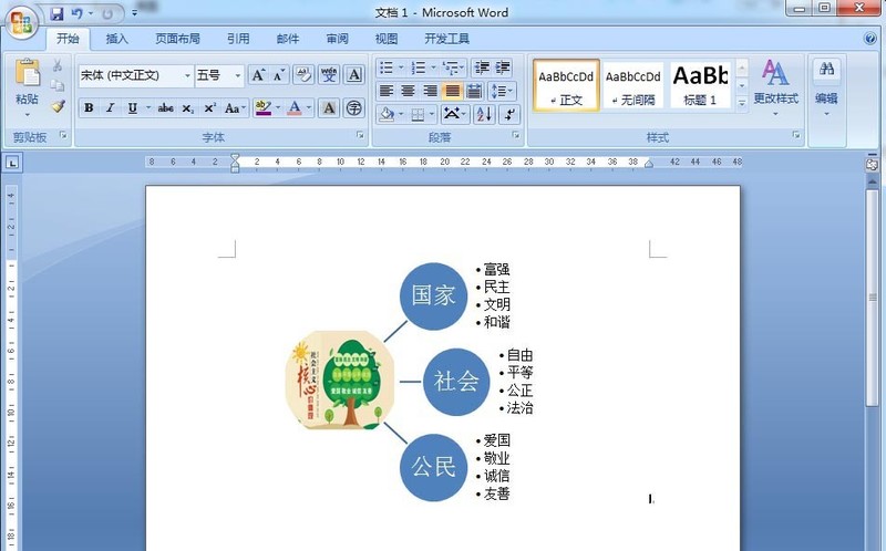 Word创建射线列表方法介绍