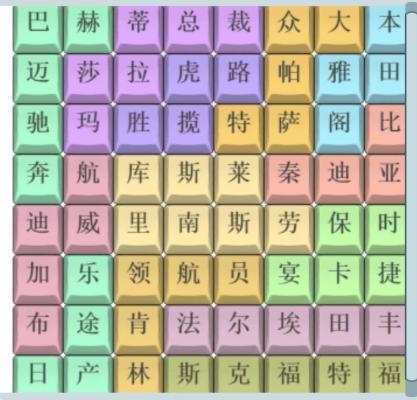 《文字找茬大师》汽车品牌4怎么过关