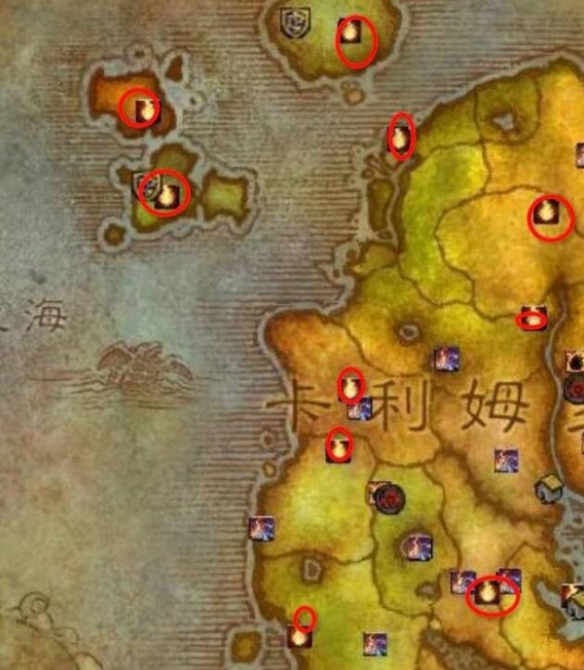 《魔兽世界》火焰节之王成就主城篝火位置详细一览
