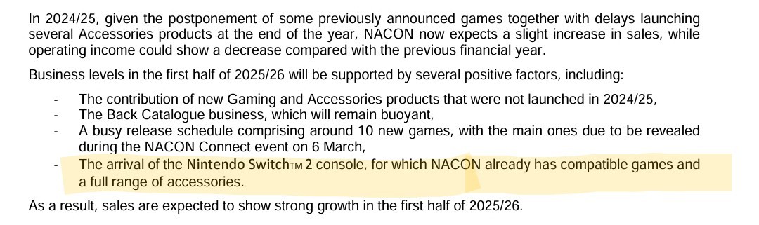 法国外设厂商：任天堂Switch2可能9月前上架