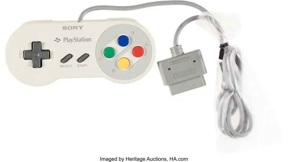 任天堂PlayStation原型手柄拍卖35000美元成交，两巨头昔日合作秘史揭秘