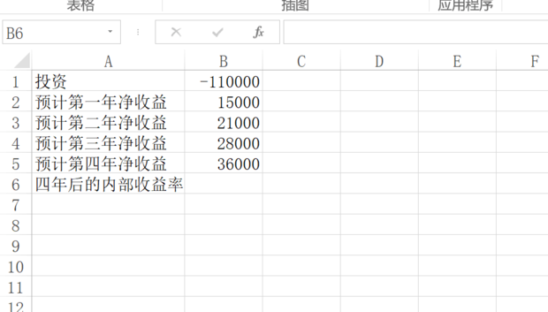 Excel使用irr函数操作方法介绍